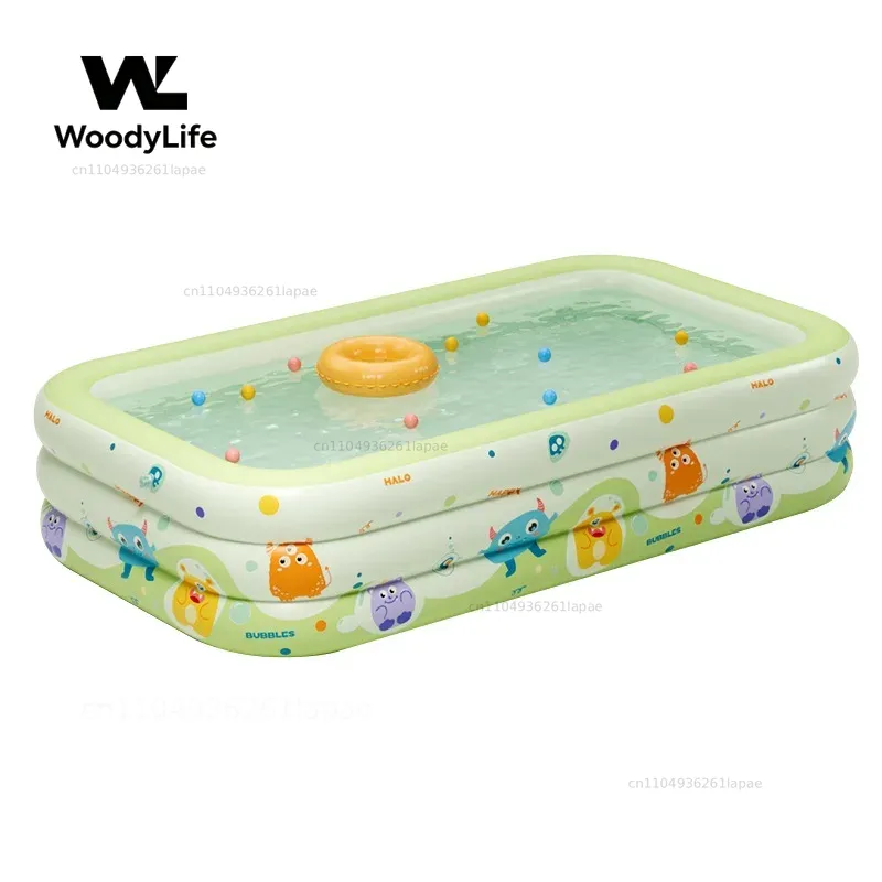 Kids Outdoor Inflatable Water Slide - Groot opblaasbaar gezinszwembad voor volwassenen en