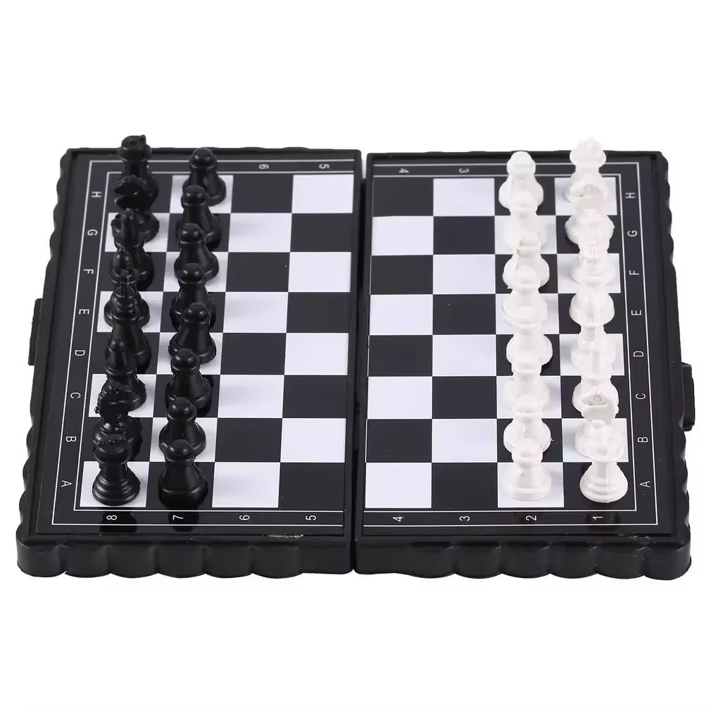 Kids Outdoor Toys - 1Pc Mini Magnetisch Schaakspel Opvouwbaar Magnetisch