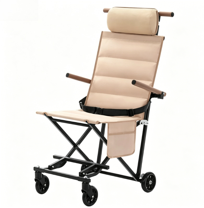 Kids Outdoor Lounger Chair - Draagbare opvouwbare multifunctionele verstelbare kinderwagenstoel, zwaar