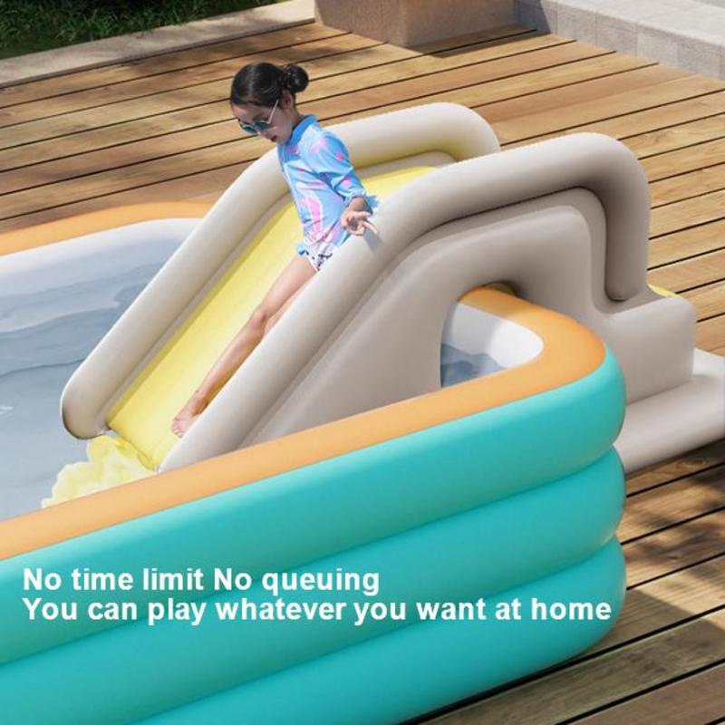 Kids Outdoor Inflatable Water Slide - Opblaasbare Waterglijbaan Kinderen Zwemmen Water Spelen