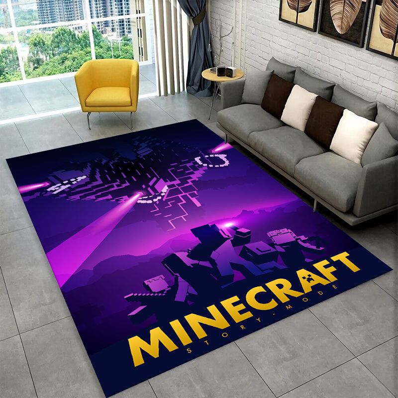 Kids Outdoor Flooring - Cartoon S-Sandbox Pixel Building Game Antislip