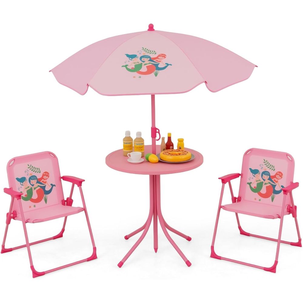 Kids Outdoor Umbrella Chair - Picknicktafel voor kinderen, buitentafel voor kinderen