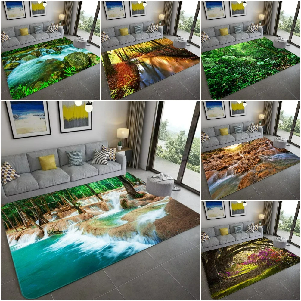 Kids Outdoor Gift Ideas - Natuur geïnspireerd 3D landschap tapijt zacht