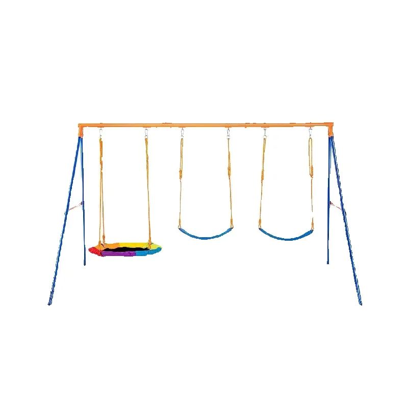 Kids Outdoor Swing Set - SucceBuy Schommelsets voor achtertuin Schommelset met