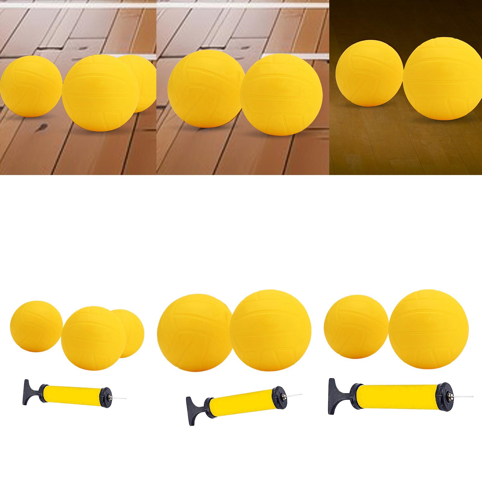 Kids Outdoor Volleyball Net - Opblaasbare mini volleybal gele PVC zachte