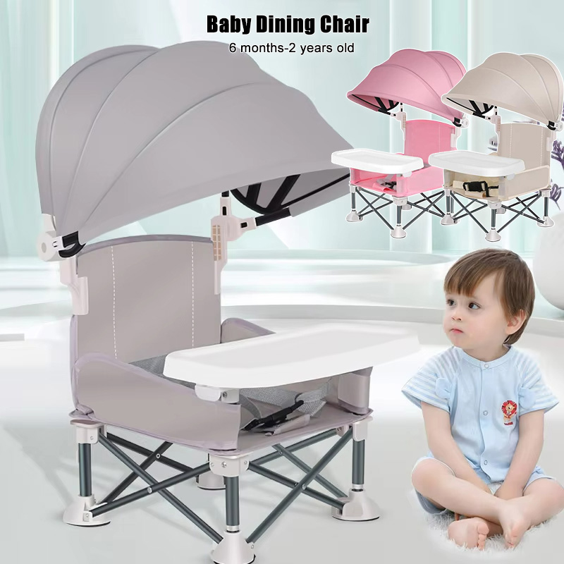Kids Outdoor Chair And Table - Baby Opvouwbare Eetkamerstoel Aluminium Kindereettafel Draagbare
