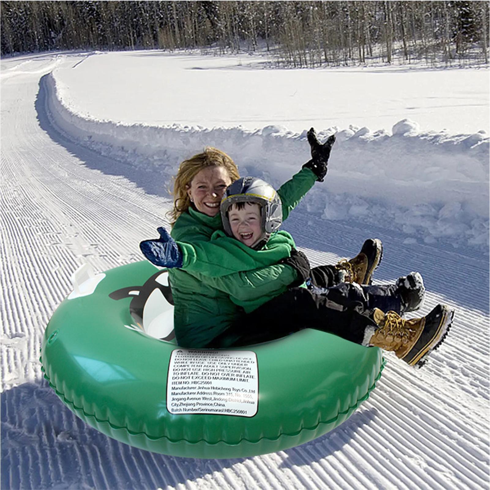 Kids Outdoor Youtube - Opblaasbare sneeuwbuis, verdikte, robuuste slee met