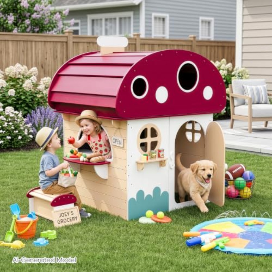 Buitenspeelhuis van massief ho - Kids Outdoor Chalkboard recensie en prijs