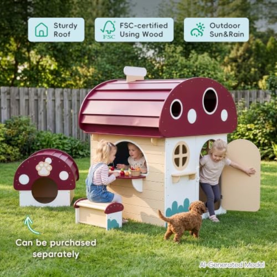 Buitenspeelhuis van massief ho - Kids Outdoor Chalkboard recensie en prijs