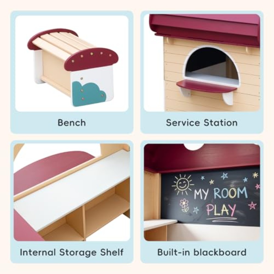 Buitenspeelhuis van massief ho - Kids Outdoor Chalkboard recensie en prijs