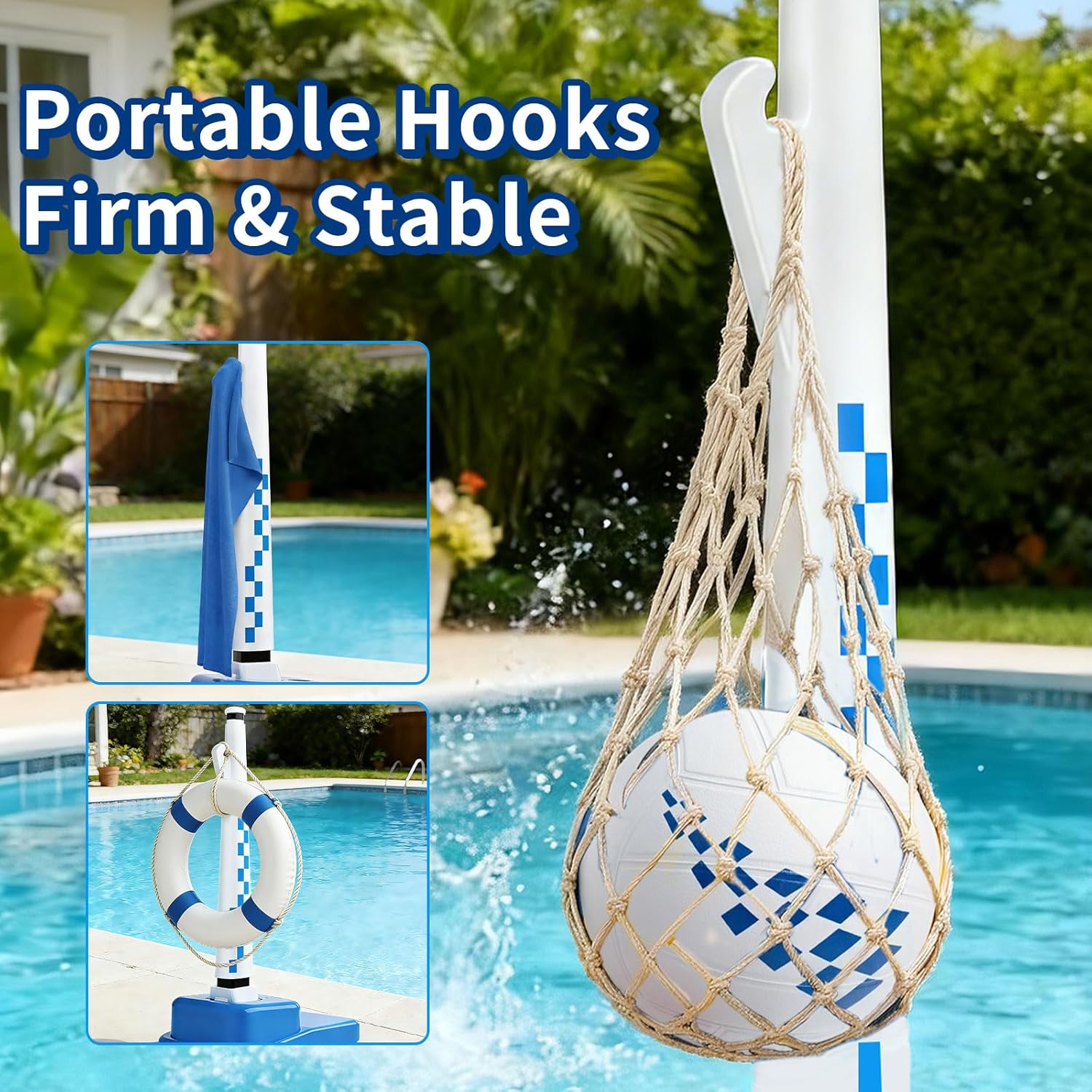 Verstelbaar watervolleybalnet  - Kids Outdoor Volleyball Net recensie en prijs