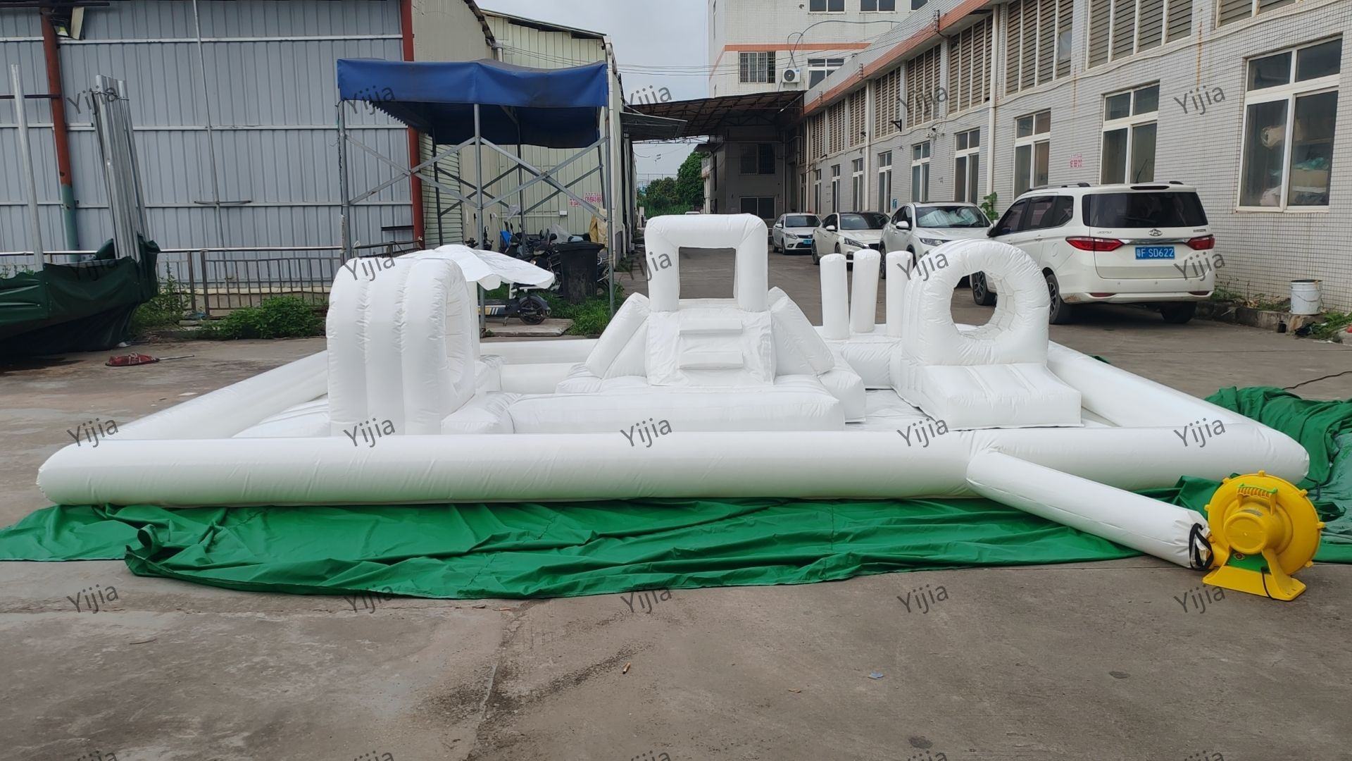 Voorraad 6M Soft Play Equipmen - Kids Outdoor Inflatable Water Slide recensie en prijs