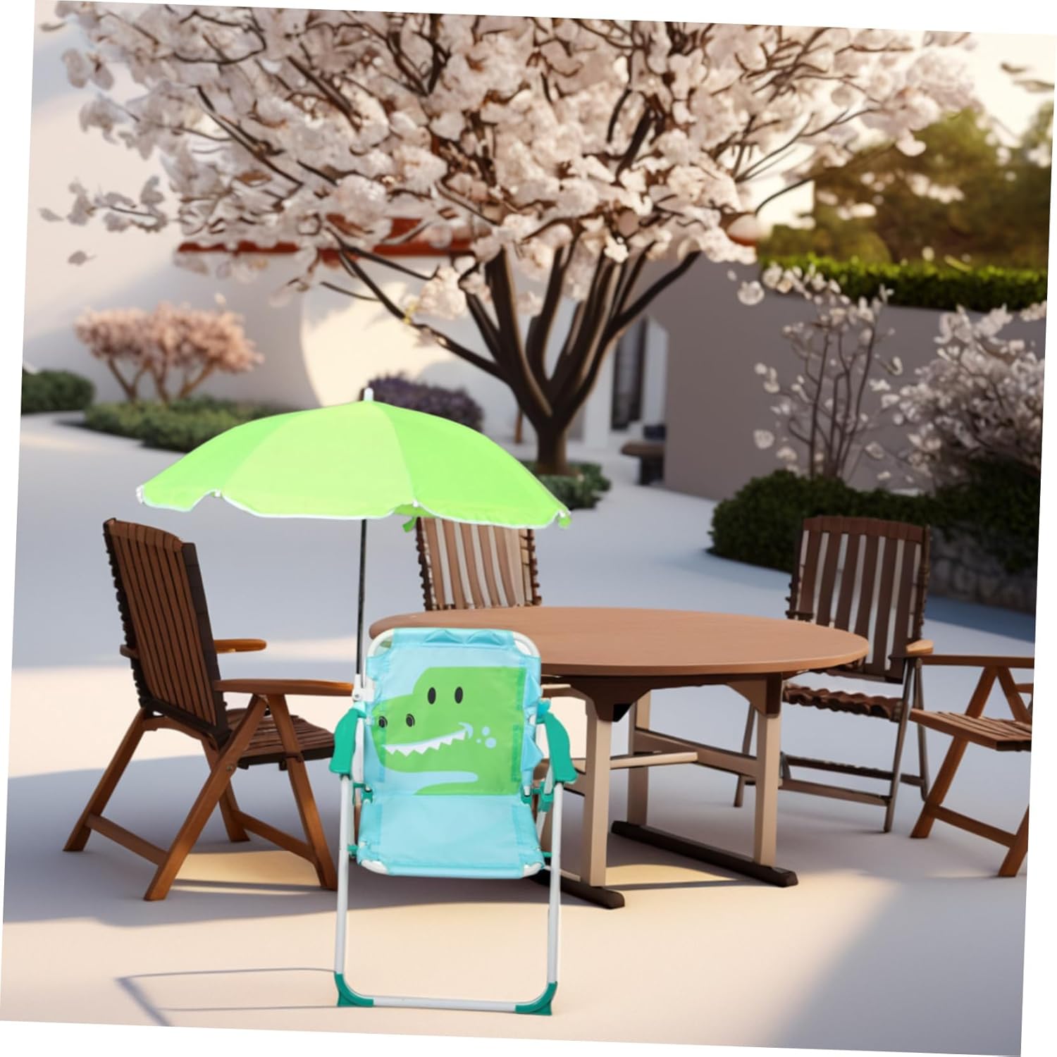 1 set opvouwbare strandstoel m - Kids Outdoor Umbrella Chair recensie en prijs
