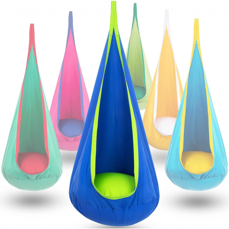 Kinderhangstoel met opblaasbaa - Kids Outdoor Hammock Swing recensie en prijs
