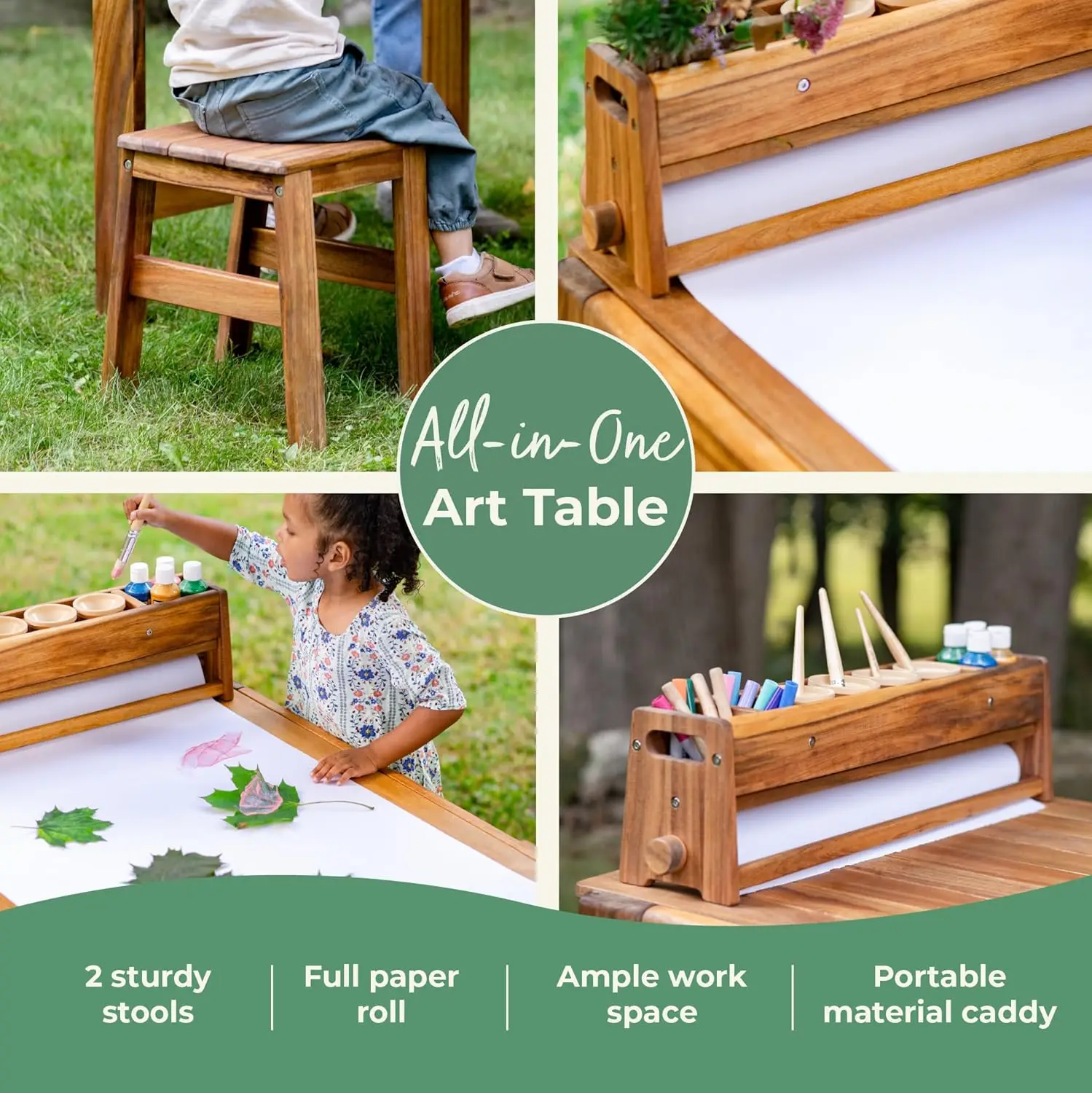 Acadia Buitenkunsttafel- en kr - Kids Outdoor Chair And Table recensie en prijs