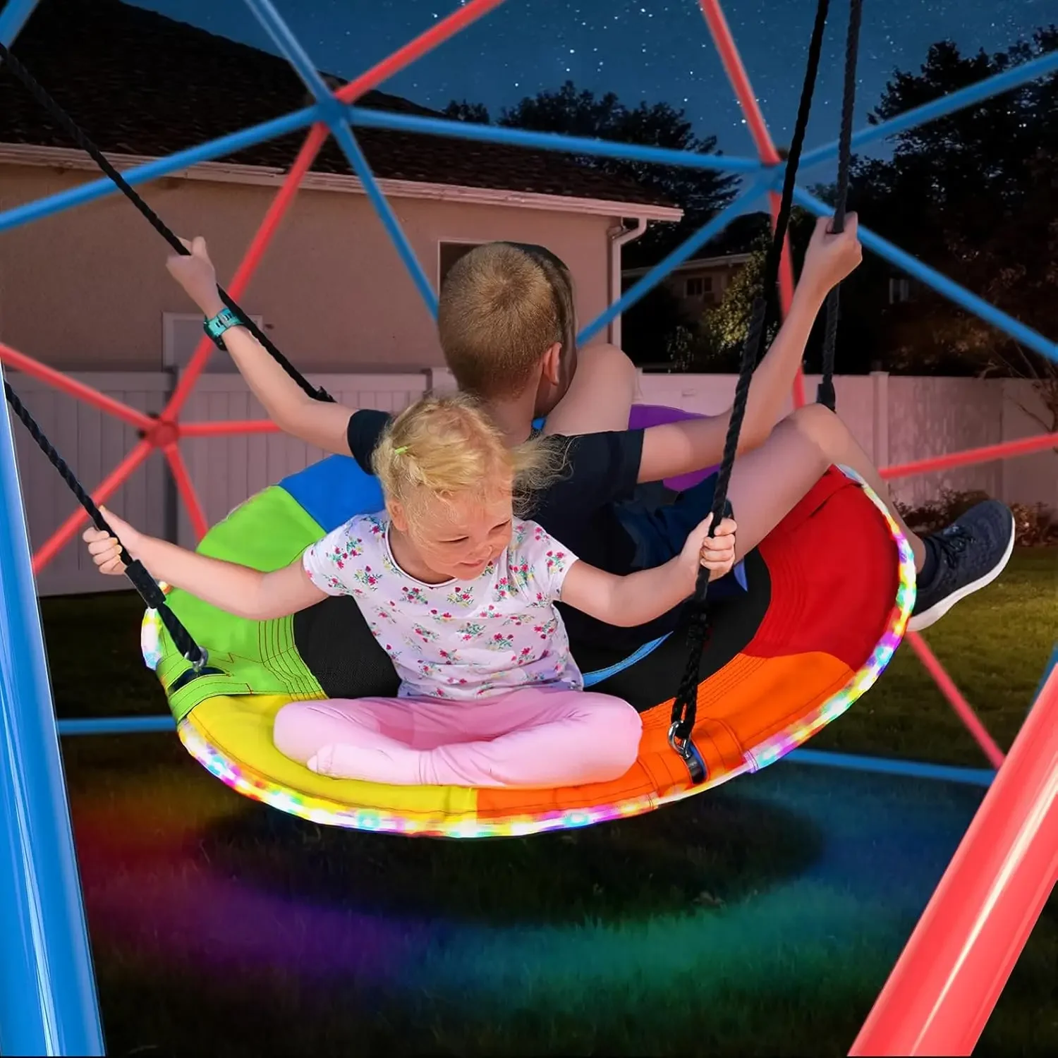 Hapfan Klimkooi Schommelset me - Kids Outdoor Climbing Dome recensie en prijs
