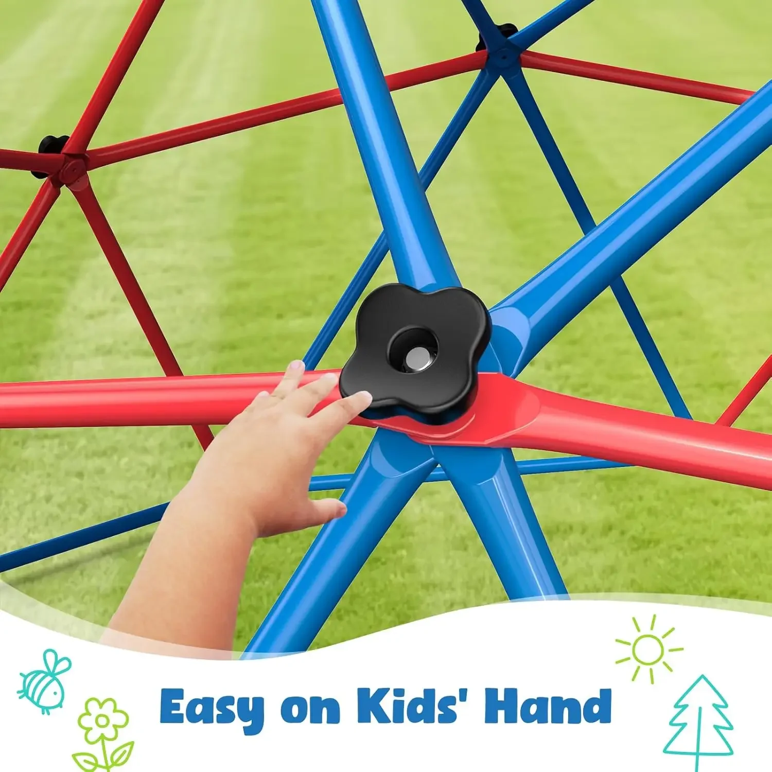 Hapfan Klimkooi Schommelset me - Kids Outdoor Climbing Dome recensie en prijs
