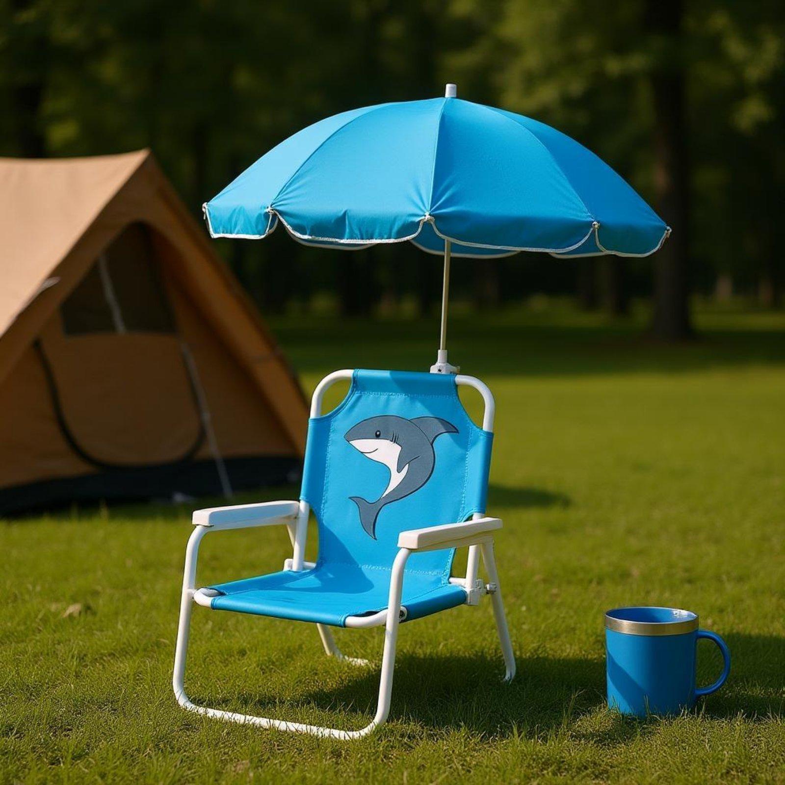 Strandstoel voor kinderen met  - Kids Outdoor Umbrella Chair recensie en prijs