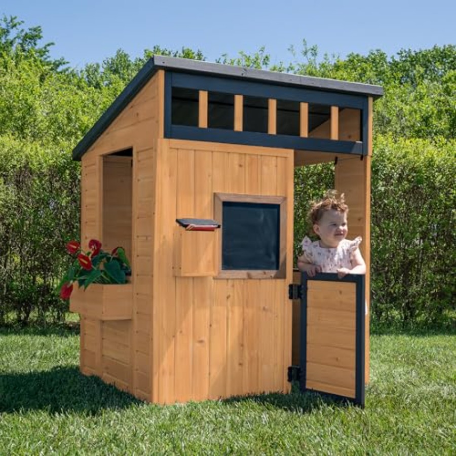 Buitenspeelhuis voor kinderen: - Kids Outdoor Chalkboard recensie en prijs