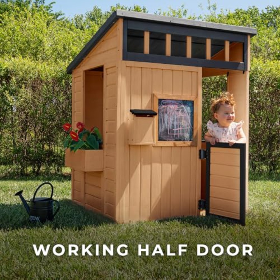 Buitenspeelhuis voor kinderen: - Kids Outdoor Chalkboard recensie en prijs