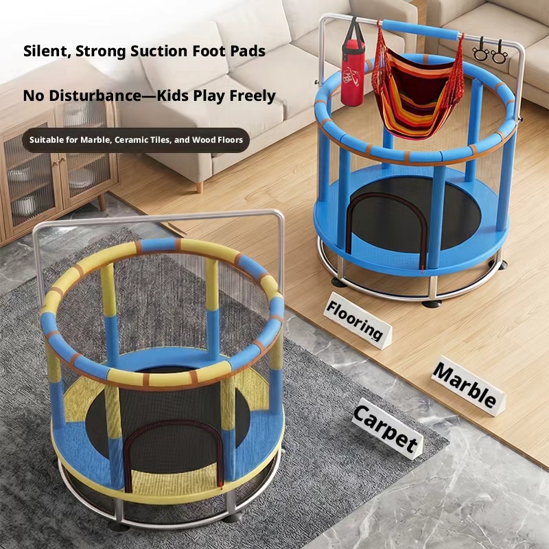 Trampoline met beschermnet, PV - Kids Outdoor Swing Set recensie en prijs