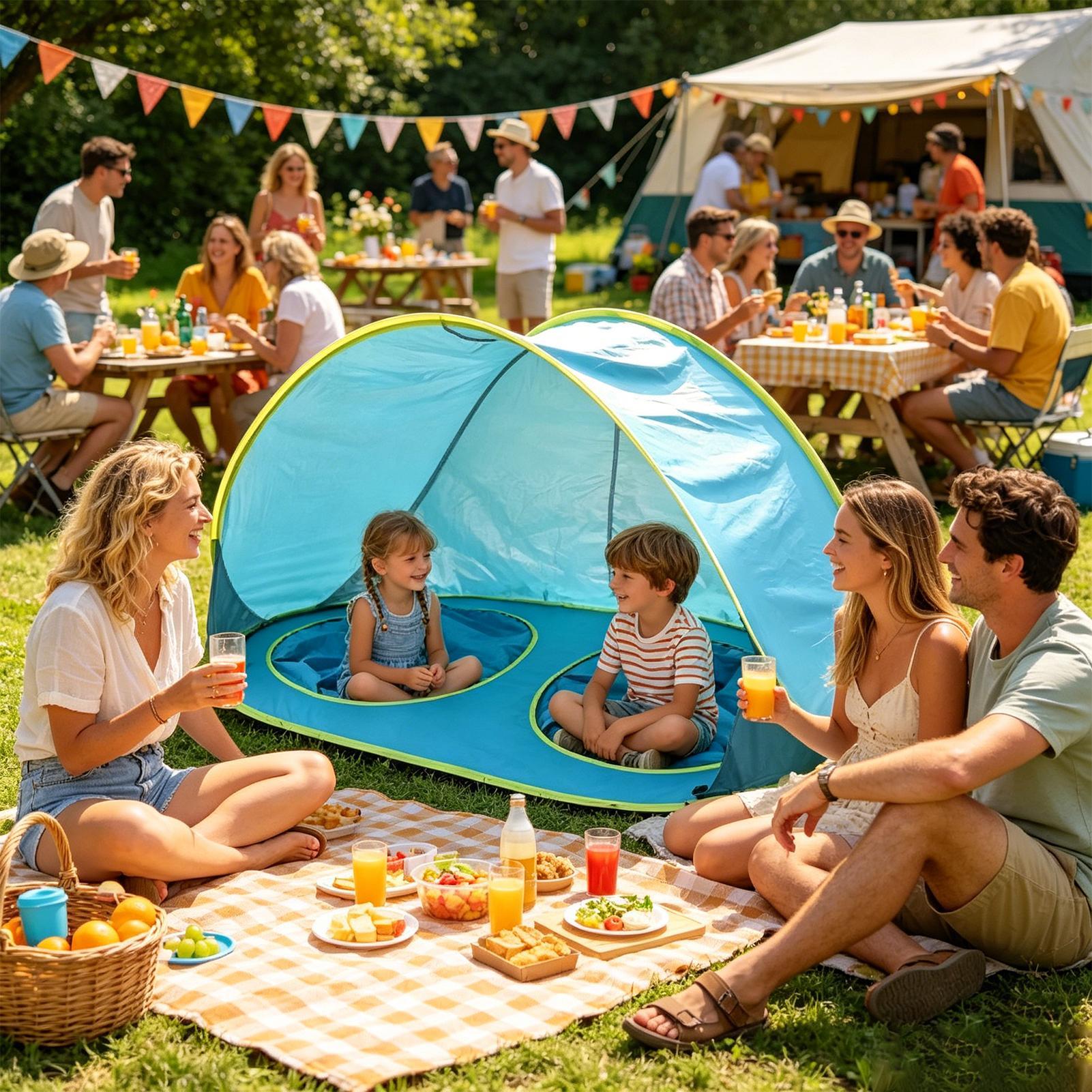 Strandtent voor kinderen UV-be - Kids Outdoor Activity Centre recensie en prijs