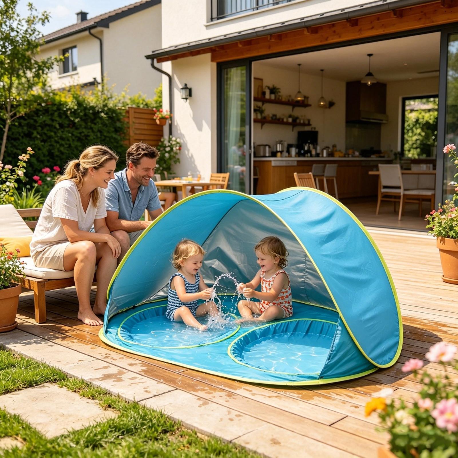 Strandtent voor kinderen UV-be - Kids Outdoor Activity Centre recensie en prijs