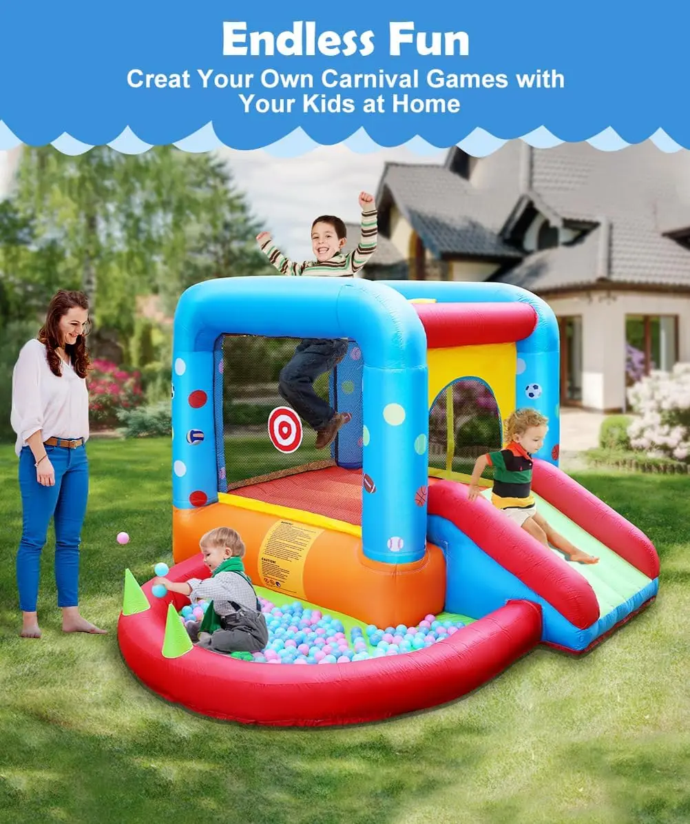 Step4Fun Opblaasbare Springkas - Kids Outdoor Inflatable Water Slide recensie en prijs
