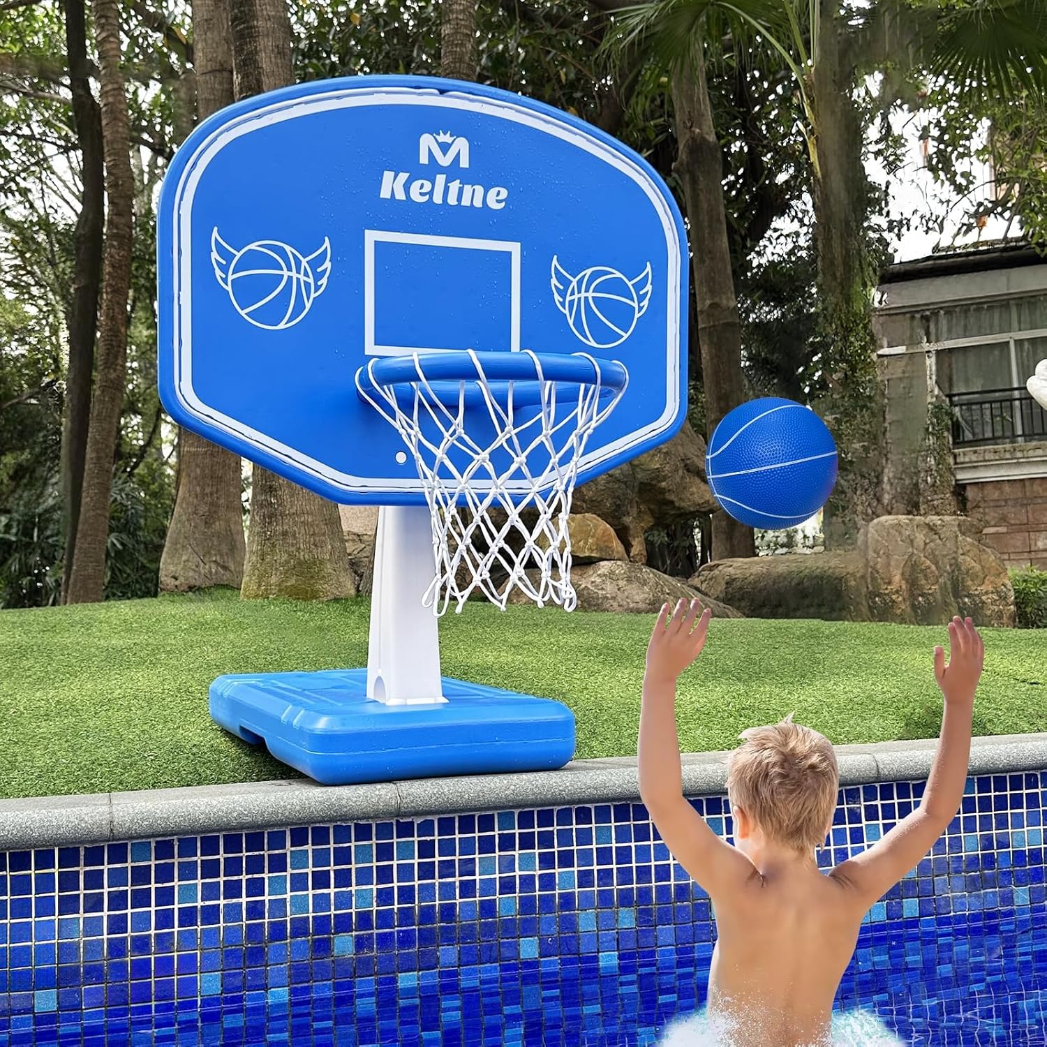 Grote basketbalring voor zwemb - Kids Outdoor Games recensie en prijs