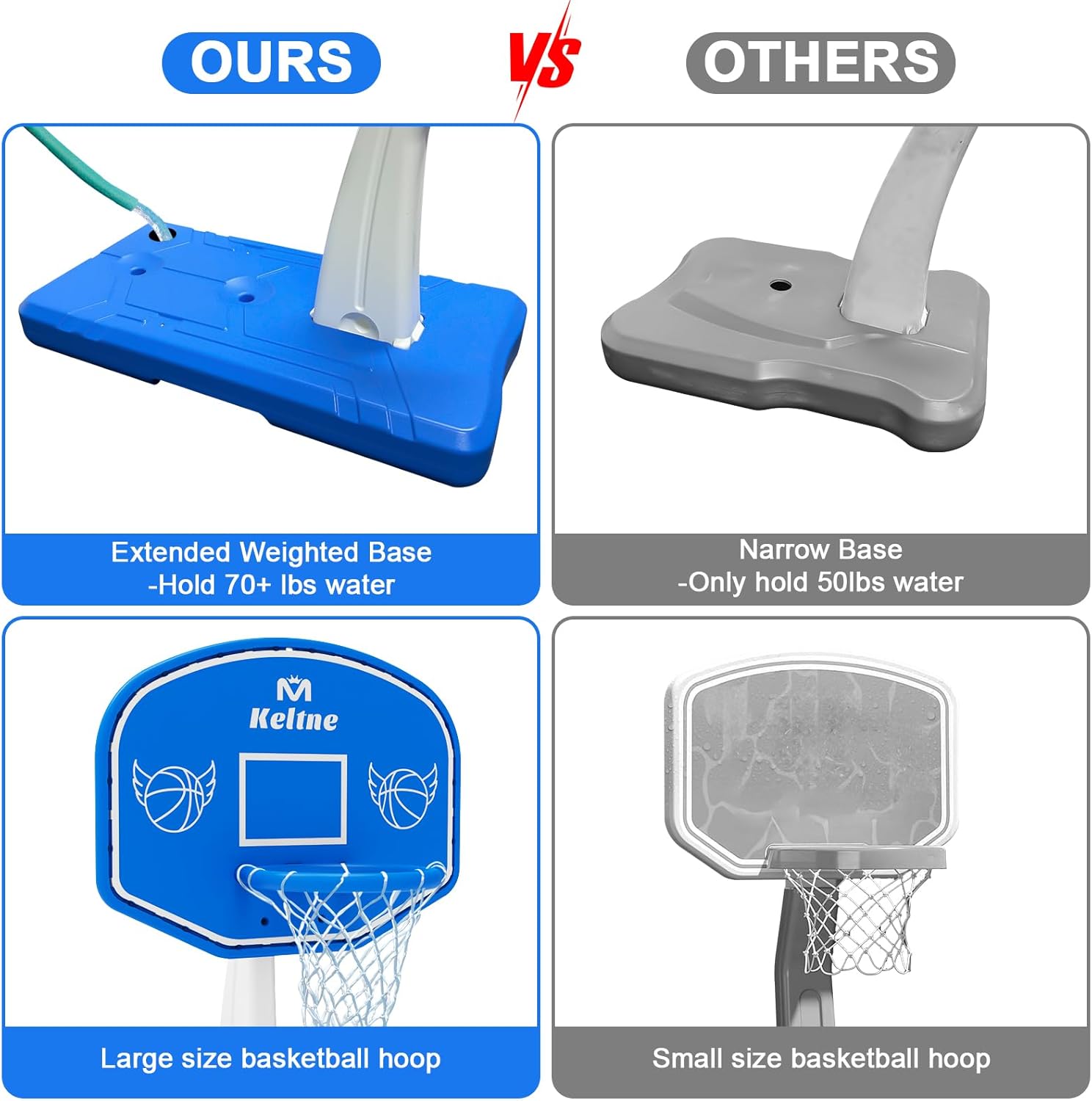 Grote basketbalring voor zwemb - Kids Outdoor Games recensie en prijs