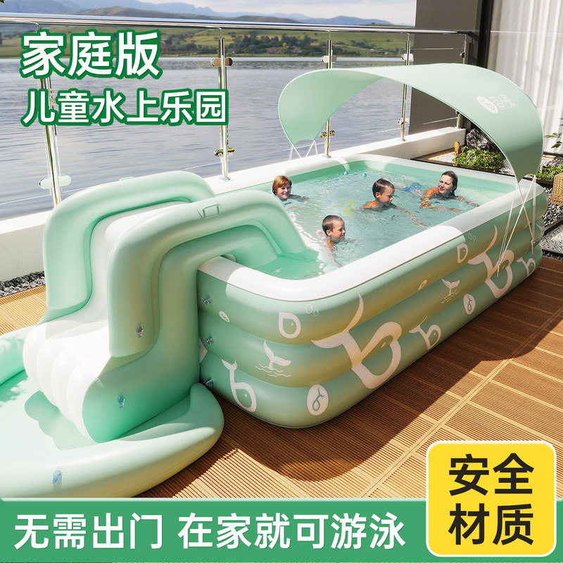 Verdikte Opblaasbare Zwembad m - Kids Outdoor Inflatable Water Slide recensie en prijs