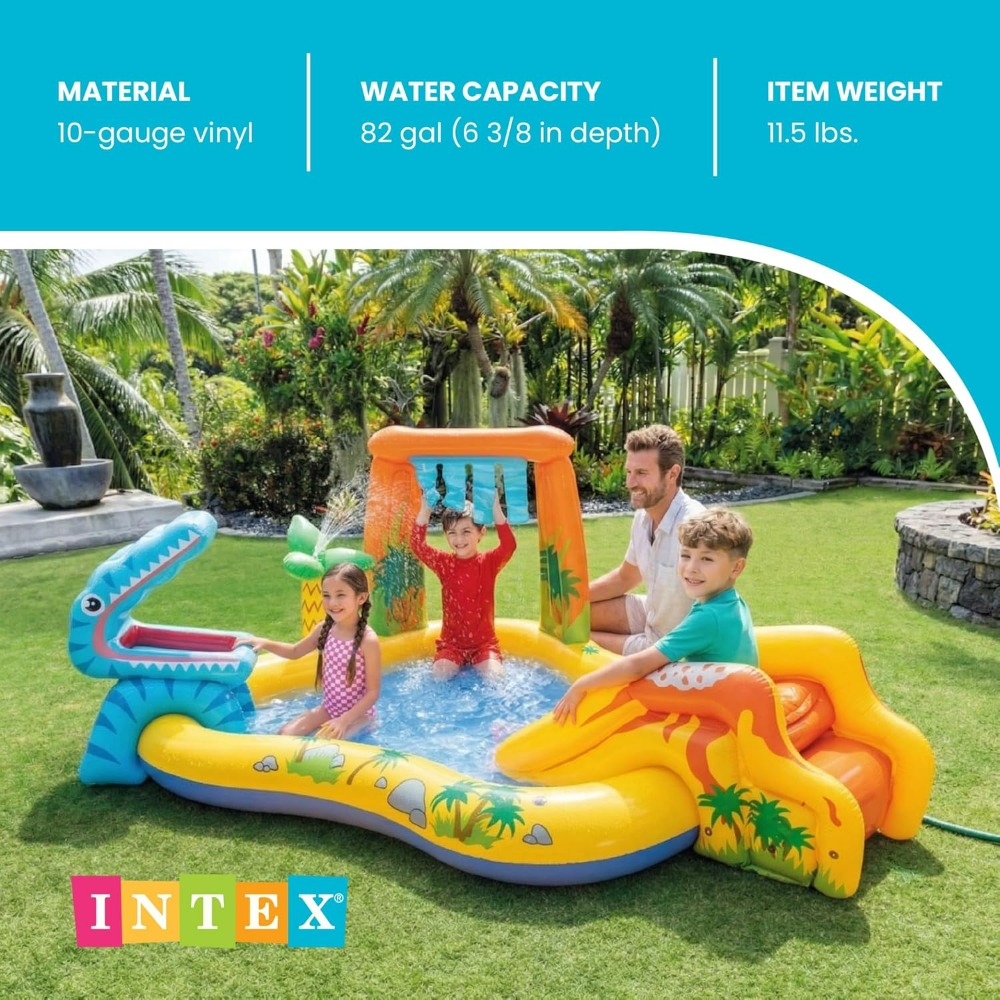 Opblaasbaar Dinosaurus Speelpa - Kids Outdoor Activity Centre recensie en prijs