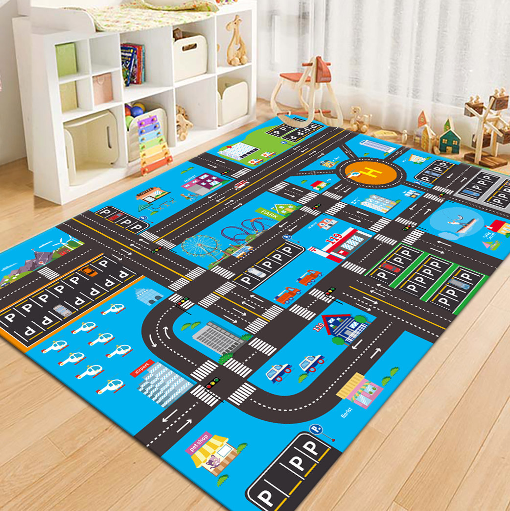 VIKAMA City Road Map speelklee - Kids Outdoor Flooring recensie en prijs