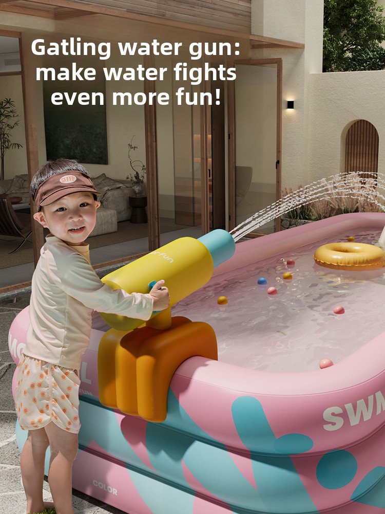 Opblaasbaar zwembad met zonnes - Kids Outdoor Inflatable Water Slide recensie en prijs