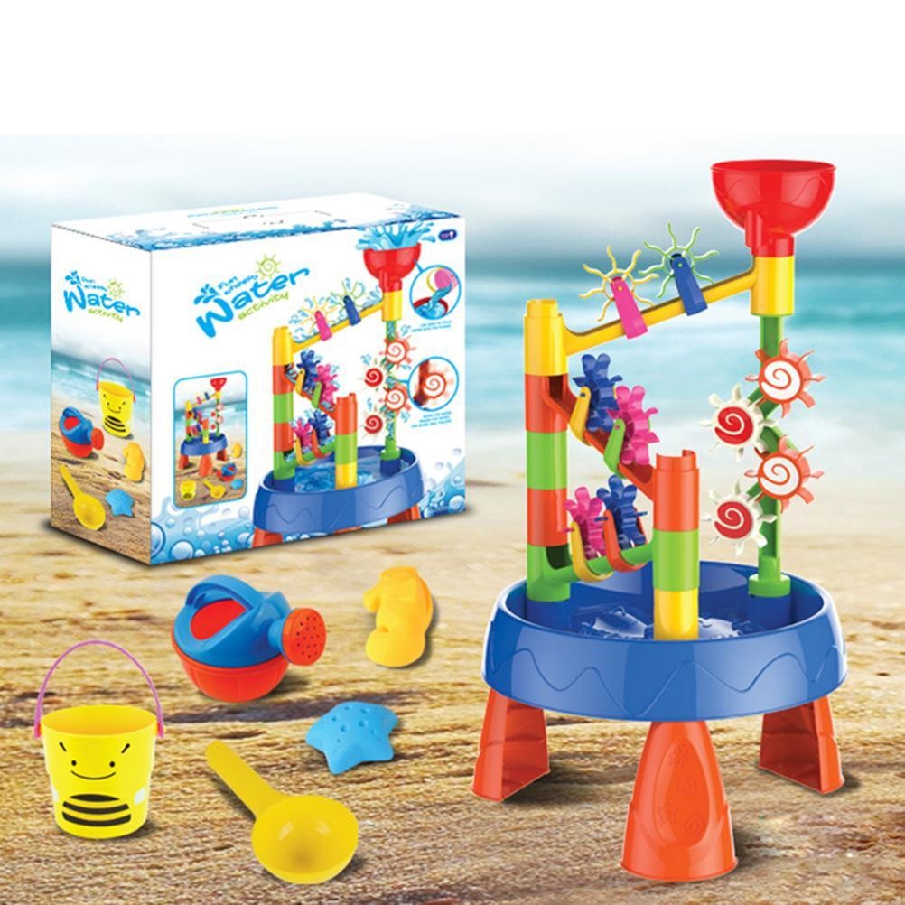 Zand- en water speeltafel, zan - Kids Outdoor Water Play Table recensie en prijs