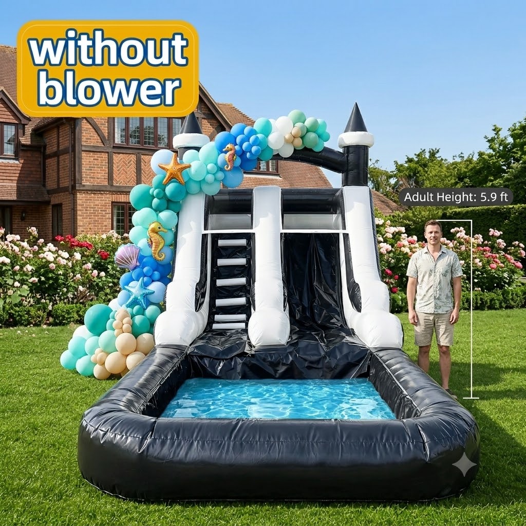 VANCEN (Zonder Blaasmachine) C - Kids Outdoor Inflatable Water Slide recensie en prijs