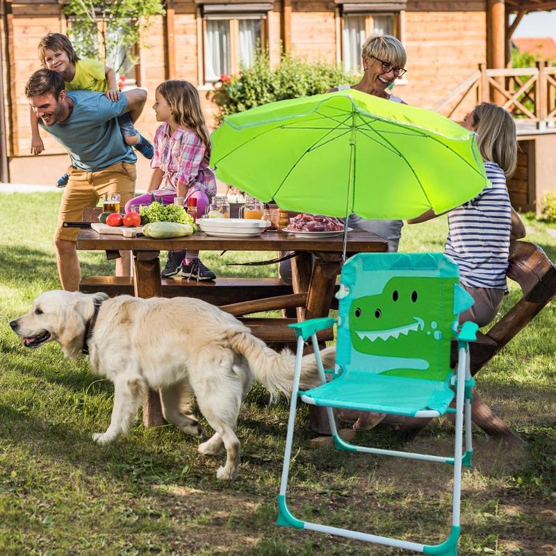 Campingstoel voor kinderen met - Kids Outdoor Umbrella Chair recensie en prijs