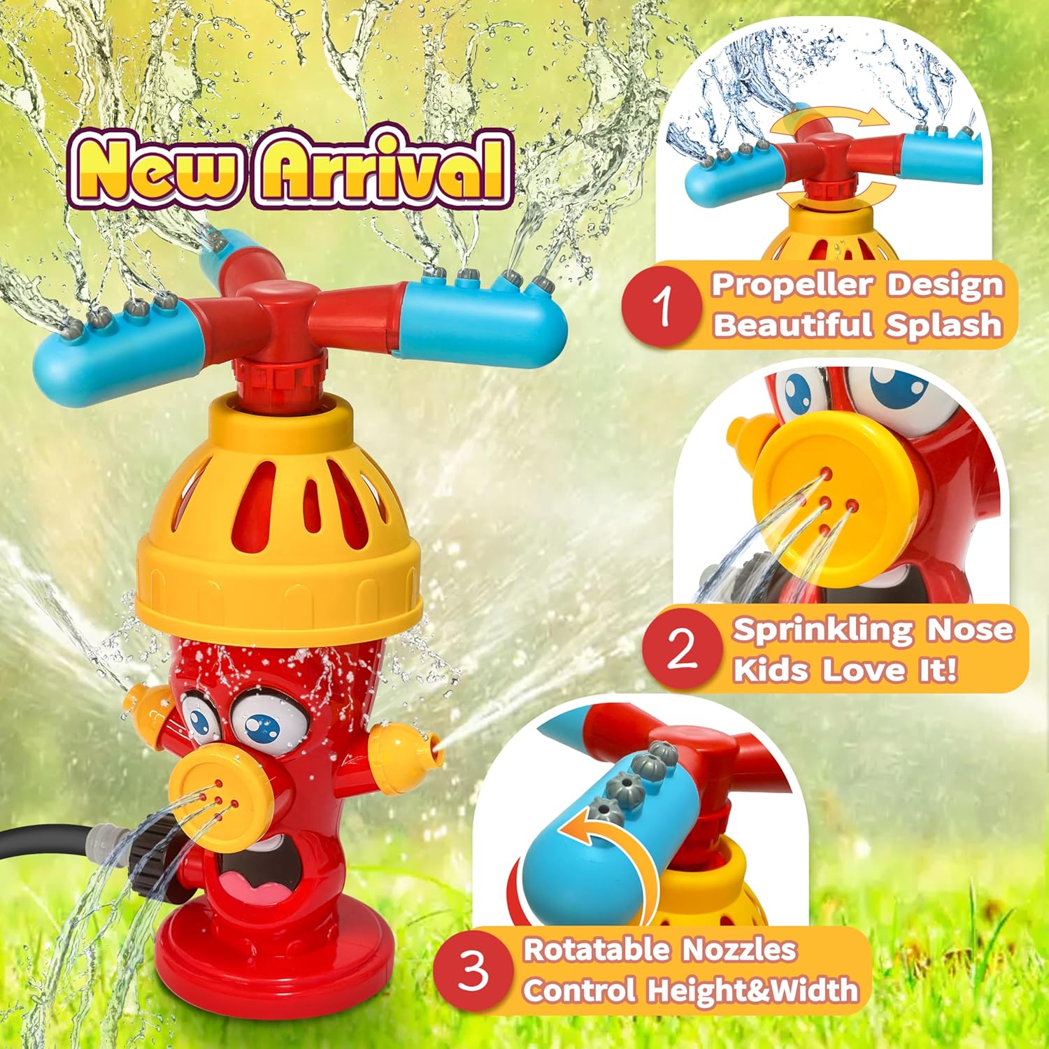 Hydrant Sprinkle Water Spray T - Kids Outdoor Yard Tools recensie en prijs