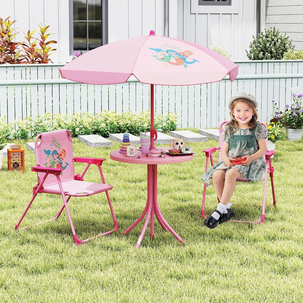 Picknicktafel voor kinderen, b - Kids Outdoor Umbrella Chair recensie en prijs