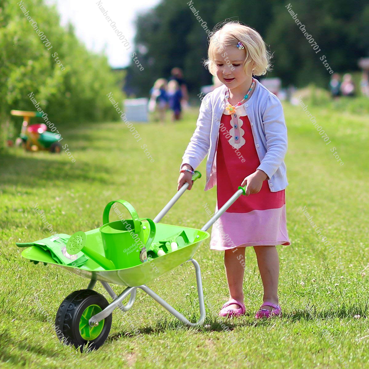 Kinderbuitenwielkar, groene tu - Kids Outdoor Toys recensie en prijs