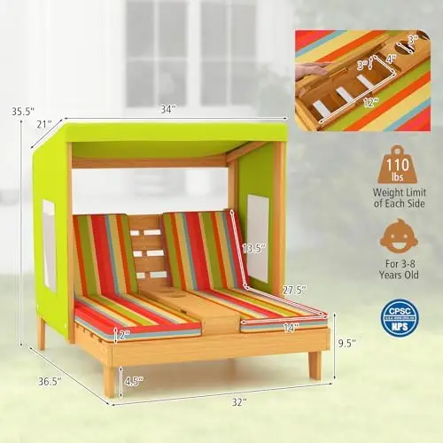 Kinderchaise Longue Stoel voor - Kids Outdoor Lounger Chair recensie en prijs