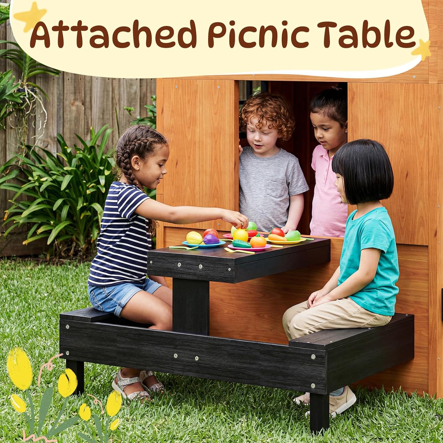 Nordivale Buitenspeelhuis Mode - Kids Outdoor Chalkboard recensie en prijs
