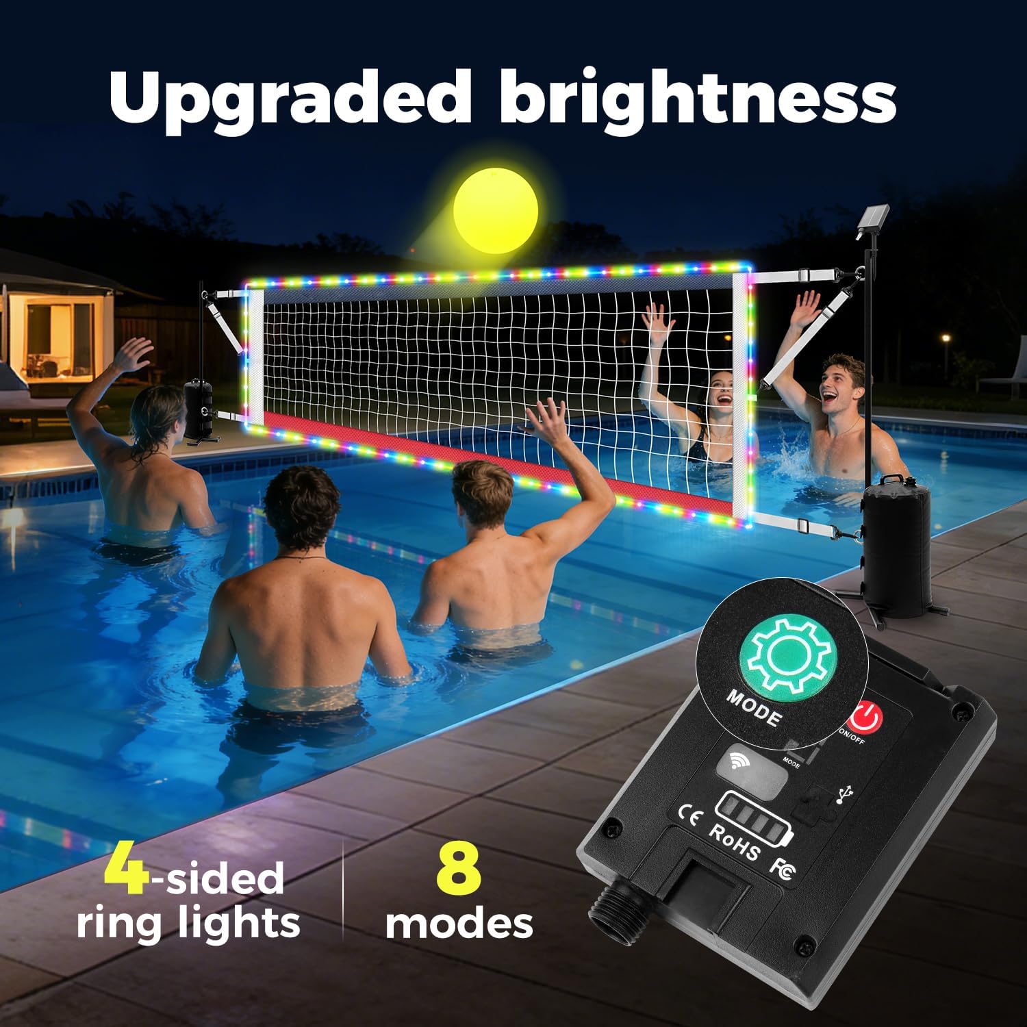 Verstelbaar watervolleybalnet  - Kids Outdoor Volleyball Net recensie en prijs