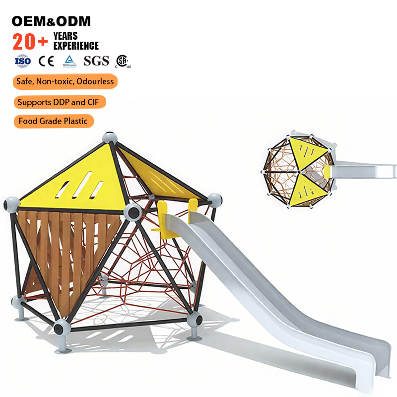 Buiten geodesische koepel klim - Kids Outdoor Climbing Dome recensie en prijs