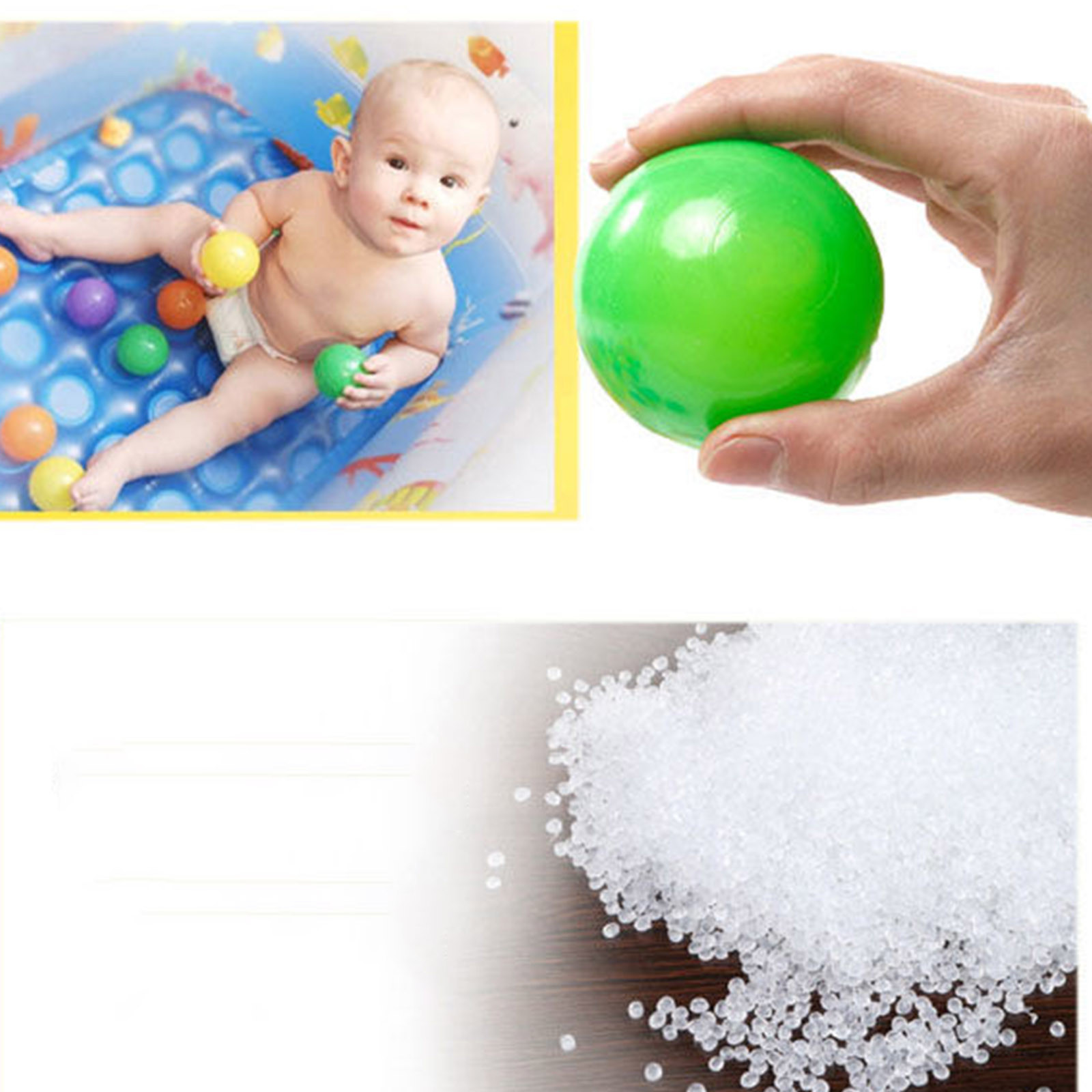 100 stuks 55MM baby plastic ba - Kids Outdoor Activity Centre recensie en prijs