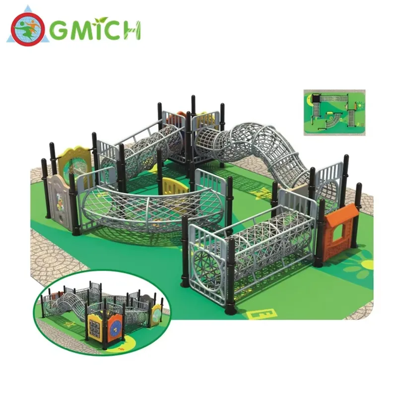 Klimnet en -koepelset van plas - Kids Outdoor Climbing Dome recensie en prijs