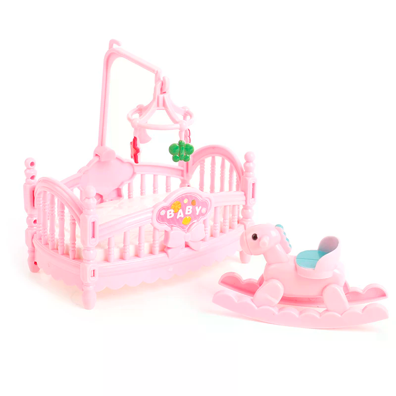 Miniatuur wieg houten paardens - Kids Outdoor Chair And Table recensie en prijs