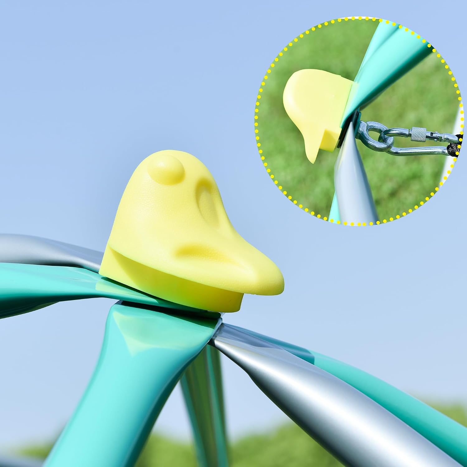 13 FT Klimkoepel met speelheme - Kids Outdoor Climbing Dome recensie en prijs
