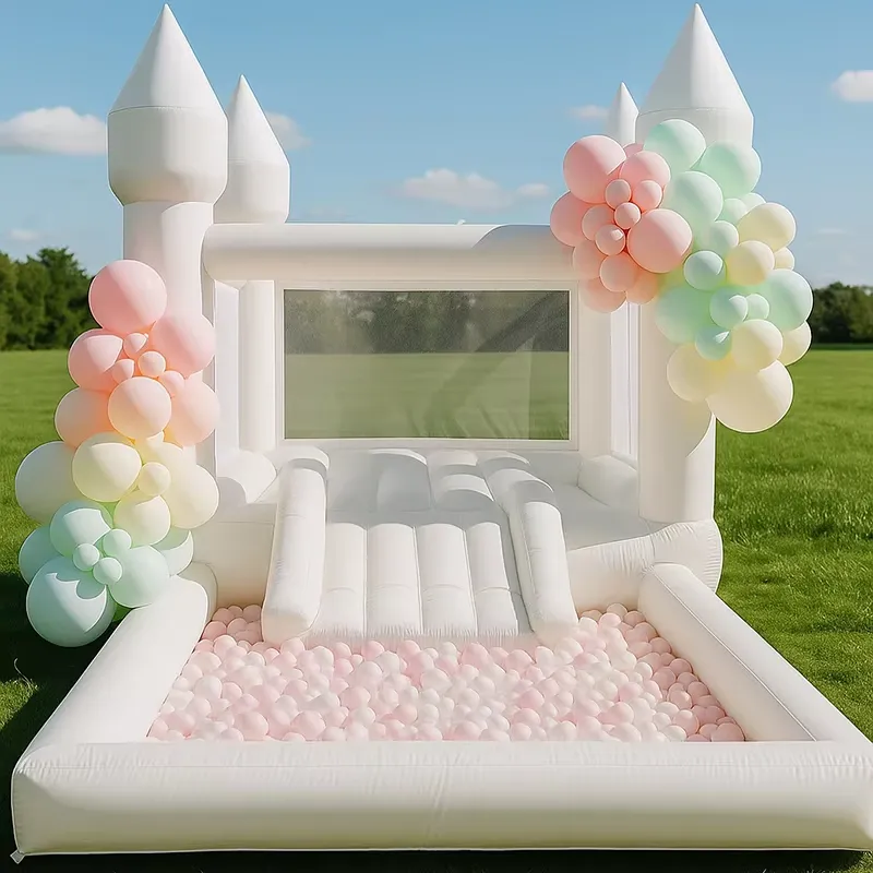 20264m Witte, hoogwaardige opb - Kids Outdoor Inflatable Water Slide recensie en prijs