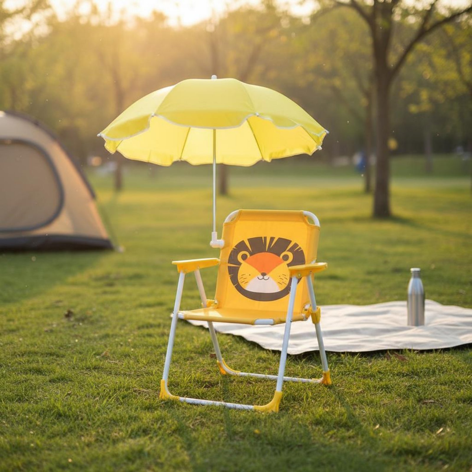 Draagbare kinderstoel met zonn - Kids Outdoor Umbrella Chair recensie en prijs